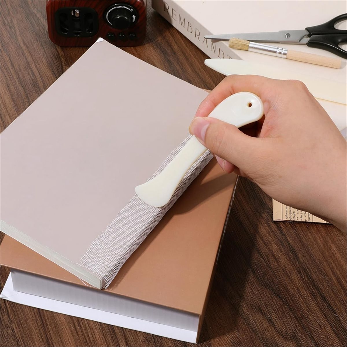 Bone Folder Tool - A95G Boekbinders Reparatieset: 35x39 Inch Doek,