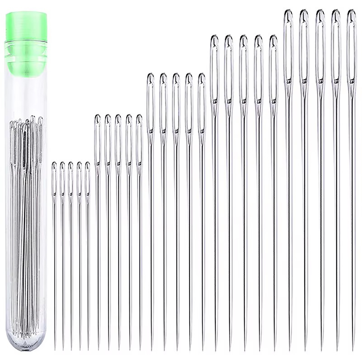 Leatherwork Tool Kit - 25 stuks grote naalden met grote