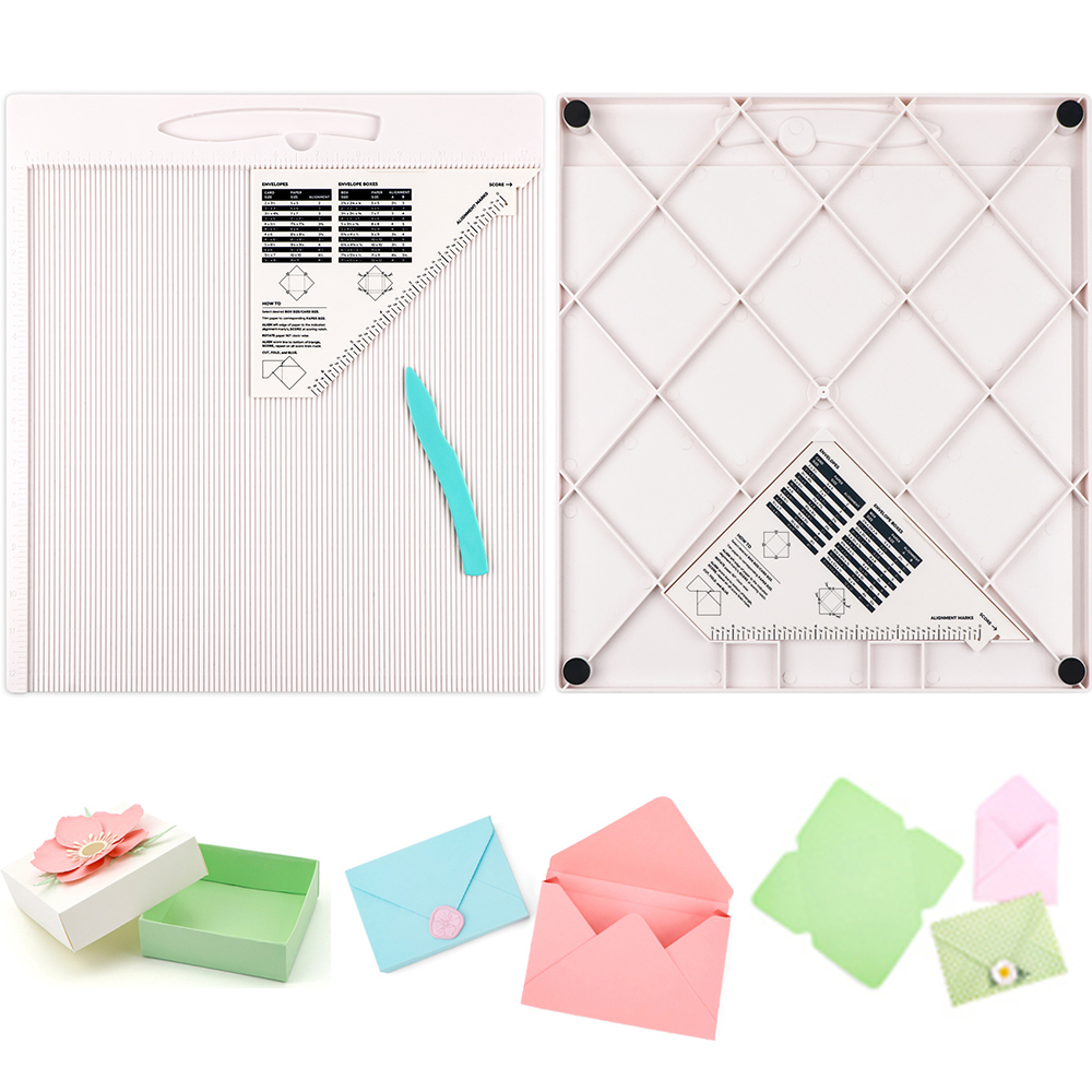 Bone Folder Tool - Multifunctionele scorebord voor envelop/envelopdoos/geschenkdoos maken 12X12