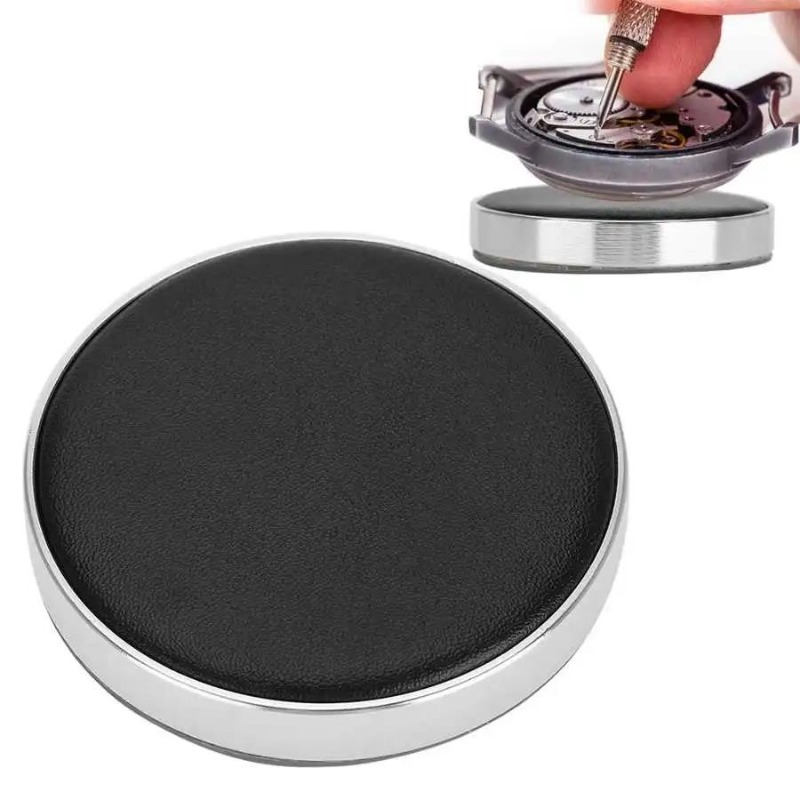 Leatherwork Repairs - Horloge-uurwerk kussenpad Horlogereparatie werkpad Zachte horloge-uurwerkhouder