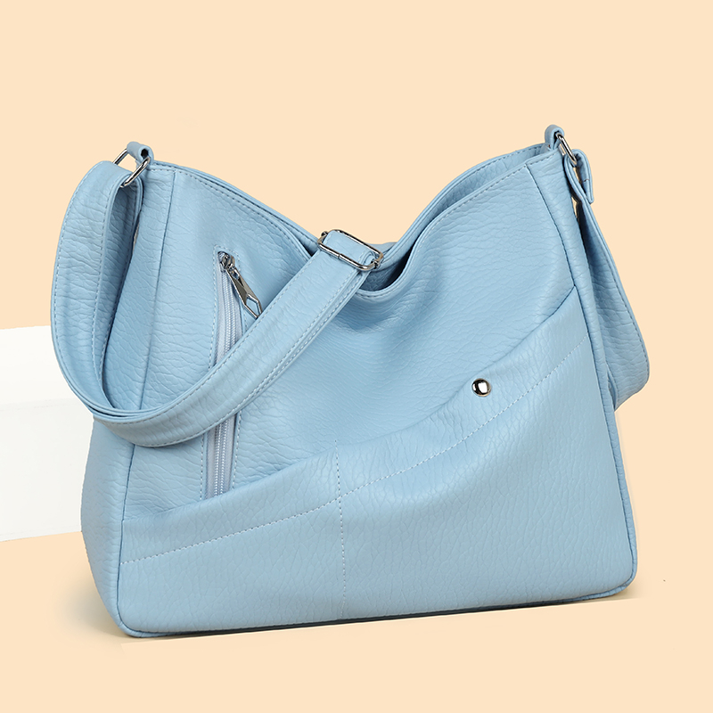 Leather Work Handbags - Dames crossbodytas van PU-leer, lichtgewicht, multifunctionele