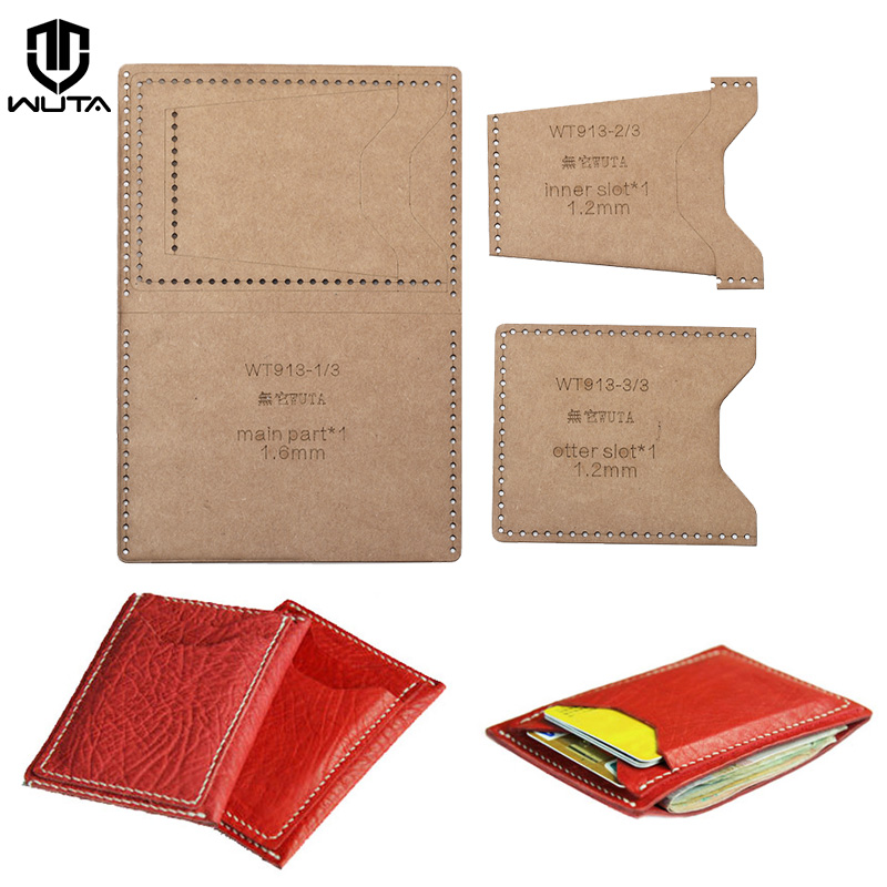 Leatherwork Tool Kit - Wuta 913 Mini Card Case Kraftpapier