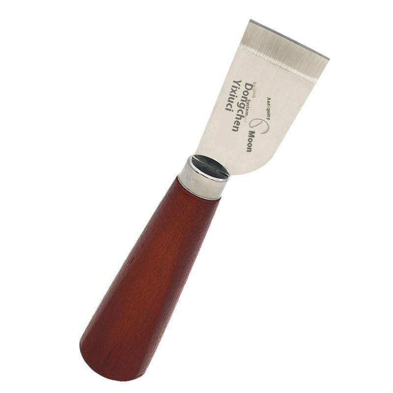Leatherworking Equipment - 【Nieuw】 Leren snijmes met houten handvat