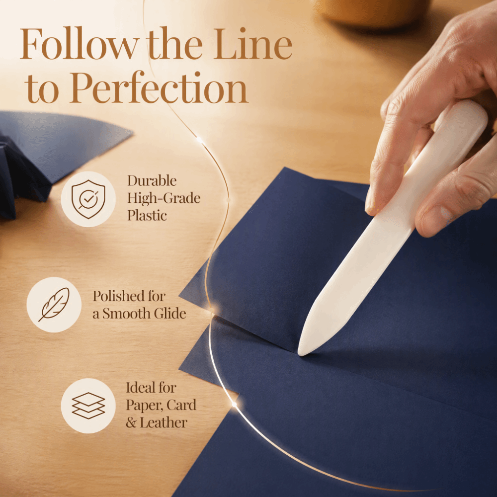 Bone Folder Tool - 5 stuks Plastic Materiaal Bone Folder