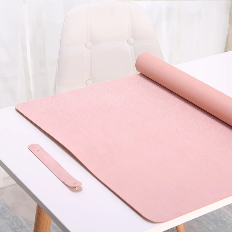 Leatherwork Table - 60X30Cm Strakke En Stijlvolle Bureaumat Set