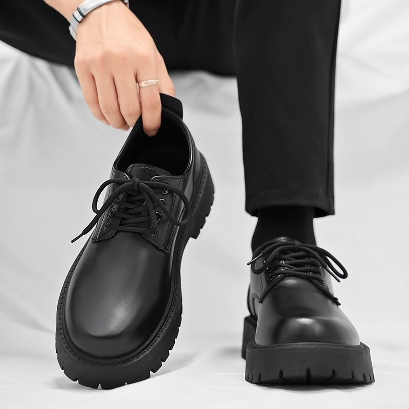 Leather Work Boots - Heren Chelsea Boots Britse Stijl Zwarte