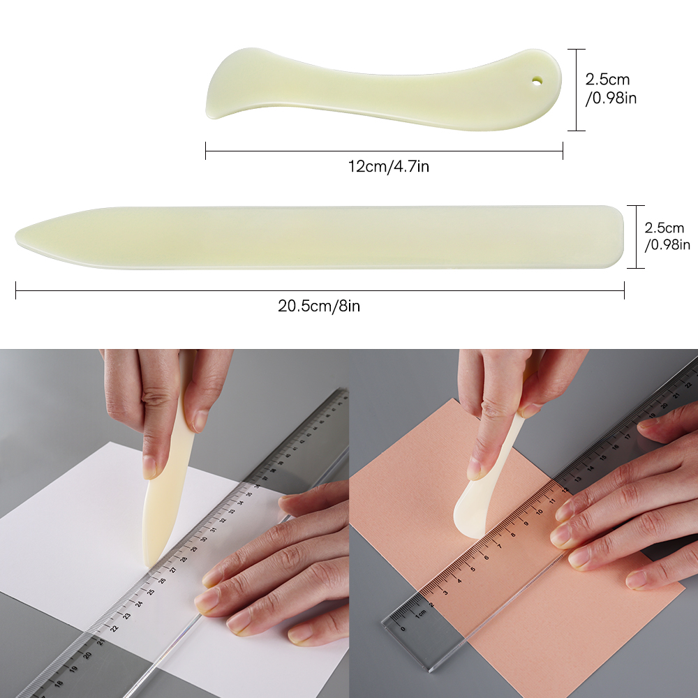 Bone Folder Tool - 2 stuks Bone Folder Creaser Tool