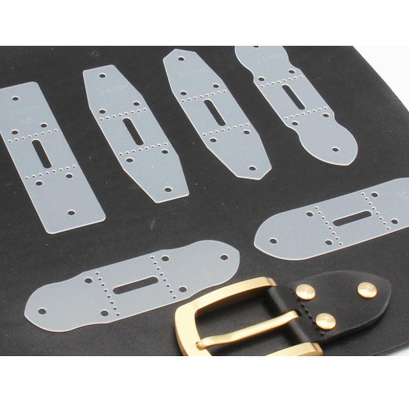 Leatherwork Tool Kit - 6 stks/set PVC lederen riem gesp