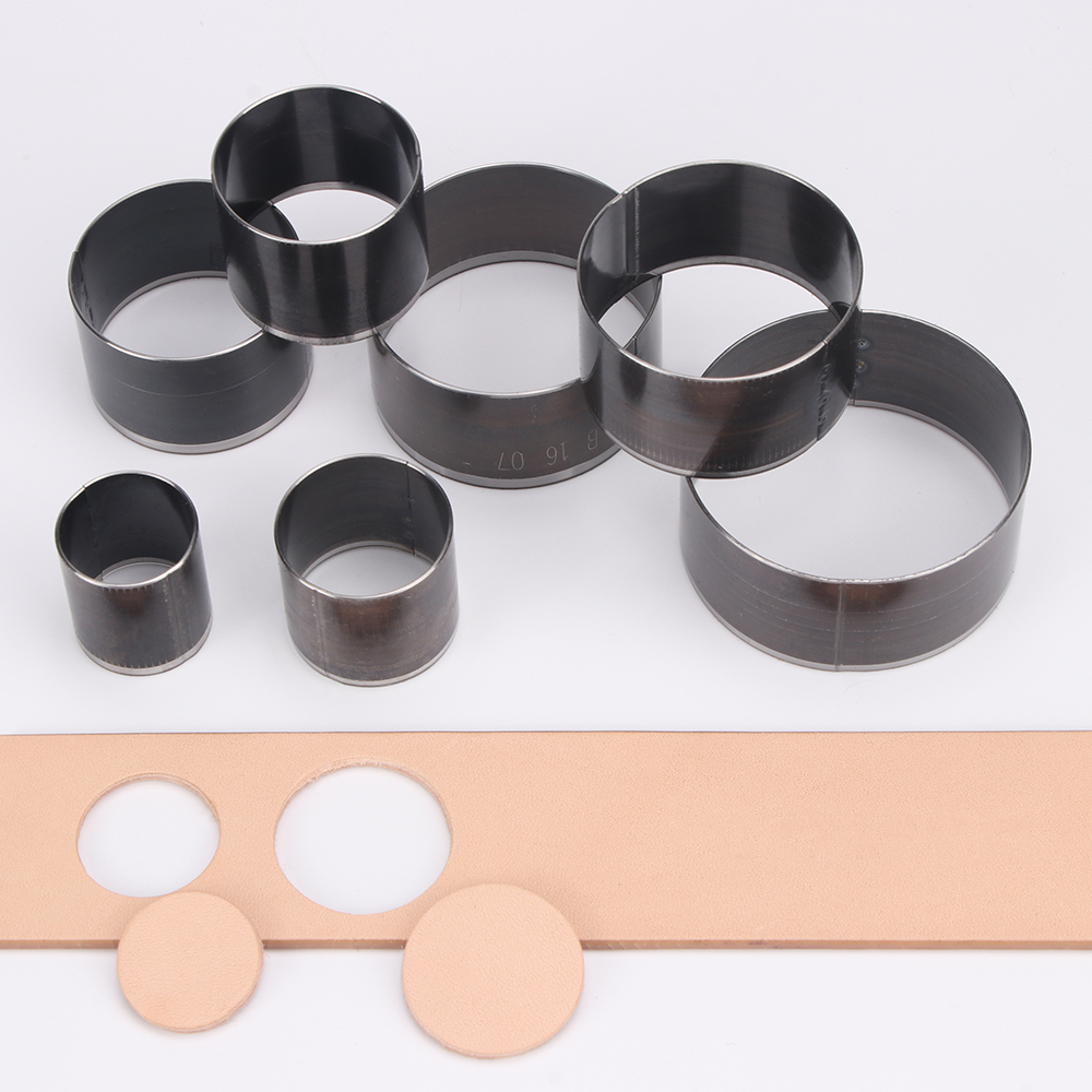 Leatherwork Tool Kit - 7 st/set lederen ronde ponsmatrijs, doe-het-zelf