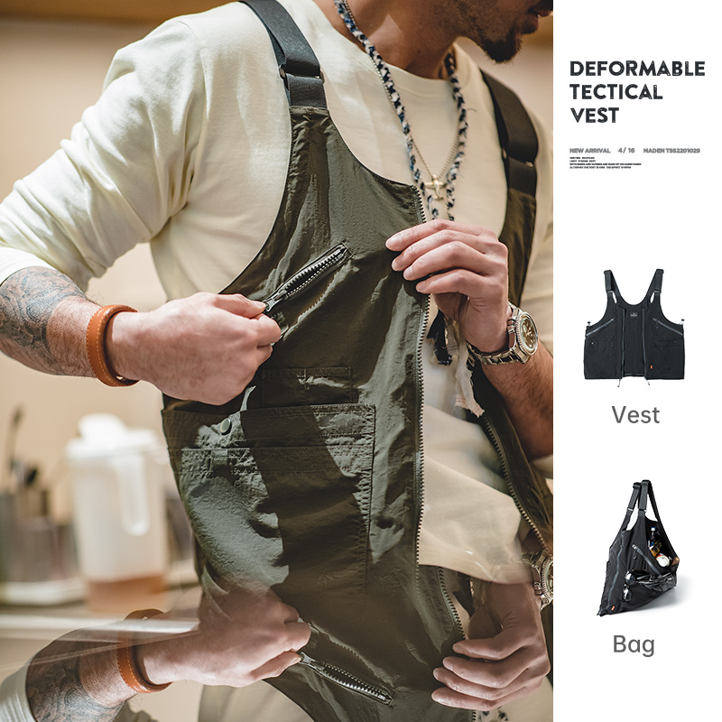 Leather Work Vest - Maden 2023 Nieuw Design Mannelijk Casual