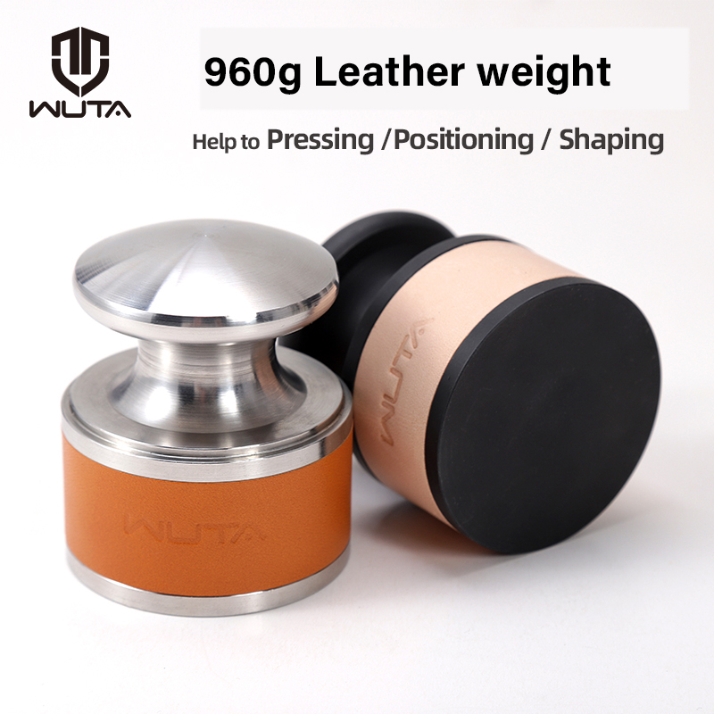 Leatherwork Hand Press - WUTA Roestvrij Staal 960g Lederen Persgereedschap