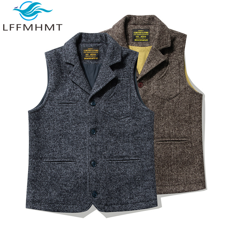Leather Work Vest - Goede Kwaliteit Winter Mode Heren Retro