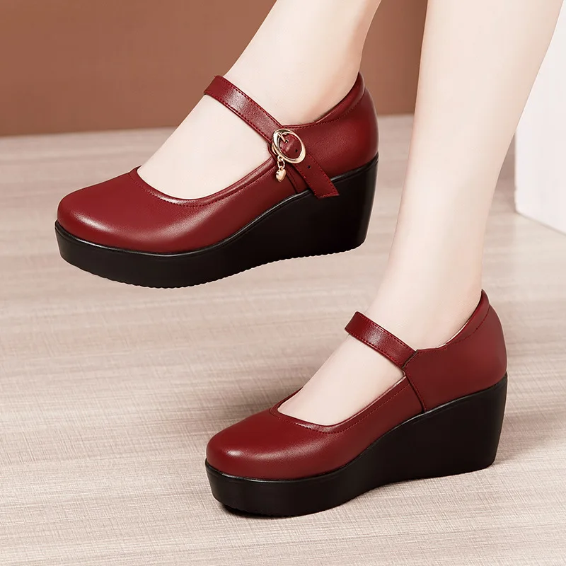 6 cm klein formaat 32-43 vinta - Leather Work Flats Women recensie en prijs