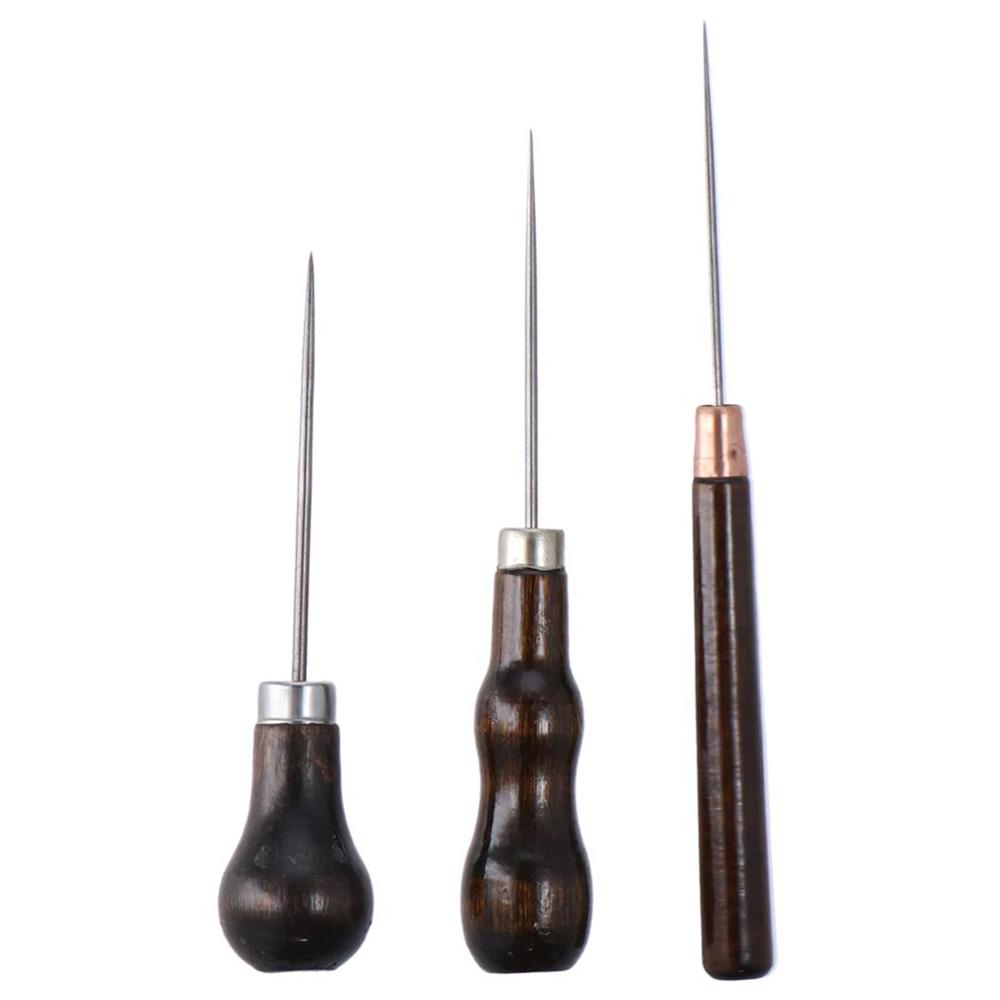 3 Stuks Houten Handvat Krasger - Leatherworking Equipment recensie en prijs