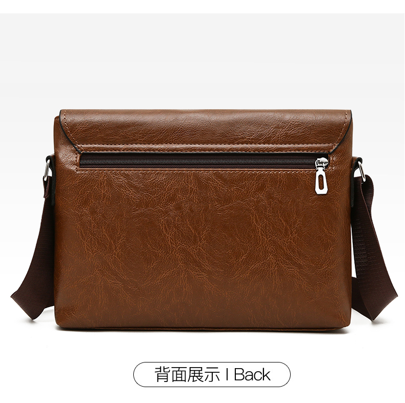Aktetas voor heren van PU-leer - Leather Work Laptop Bag recensie en prijs