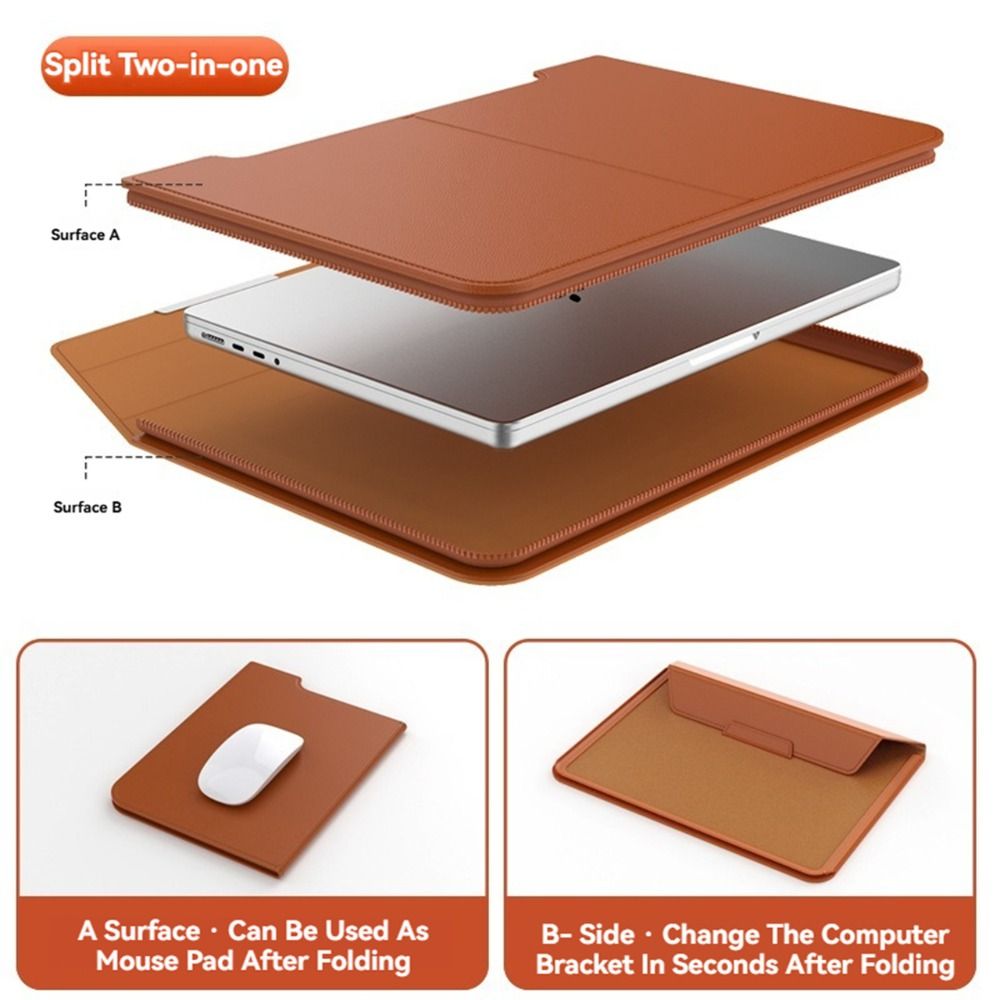 13-14/15-16 Inch Laptophoes Ho - Leather Work Laptop Bag recensie en prijs
