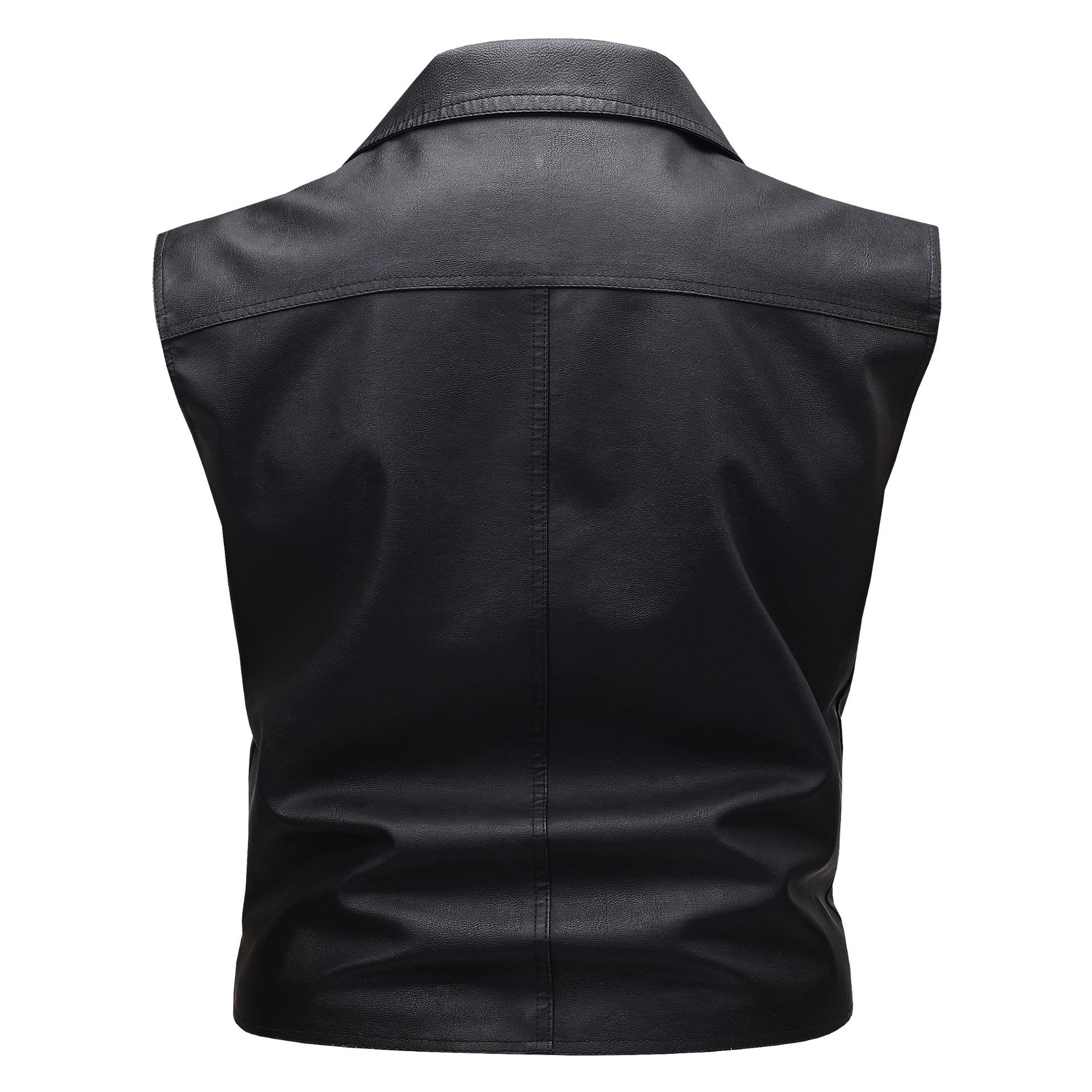 Motorfietsjas met veer / Licht - Leather Work Vest recensie en prijs