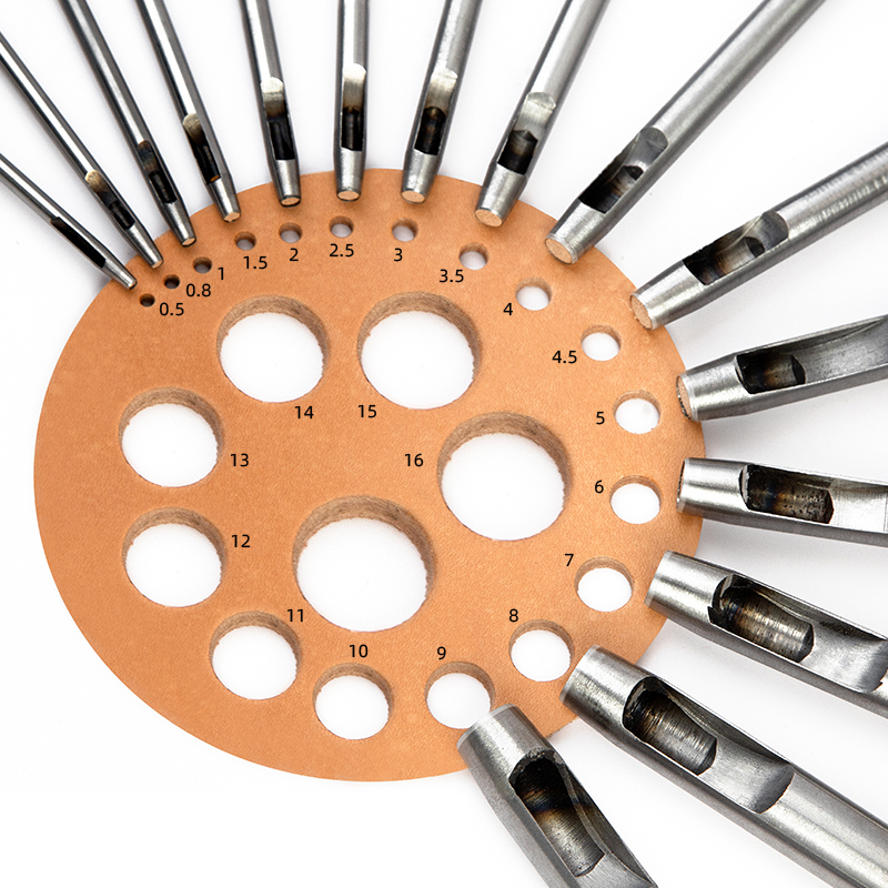 WUTA lederen ronde perforator  - Leatherwork Tool Kit recensie en prijs