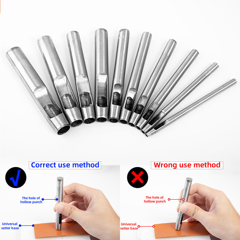 WUTA lederen ronde perforator  - Leatherwork Tool Kit recensie en prijs