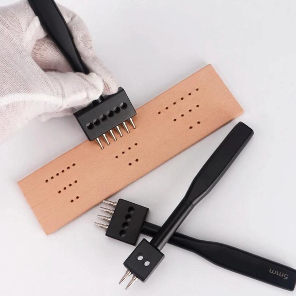 Zwarte Prong Punch Tool Set 3  - Leatherwork Tool Kit recensie en prijs