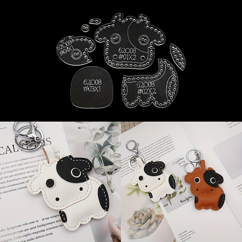 7 stks/set Leuke Cartoon Koe A - Leatherworking Equipment recensie en prijs