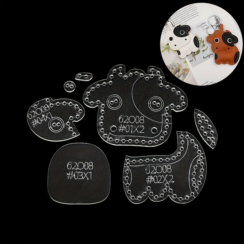 7 stks/set Leuke Cartoon Koe A - Leatherworking Equipment recensie en prijs