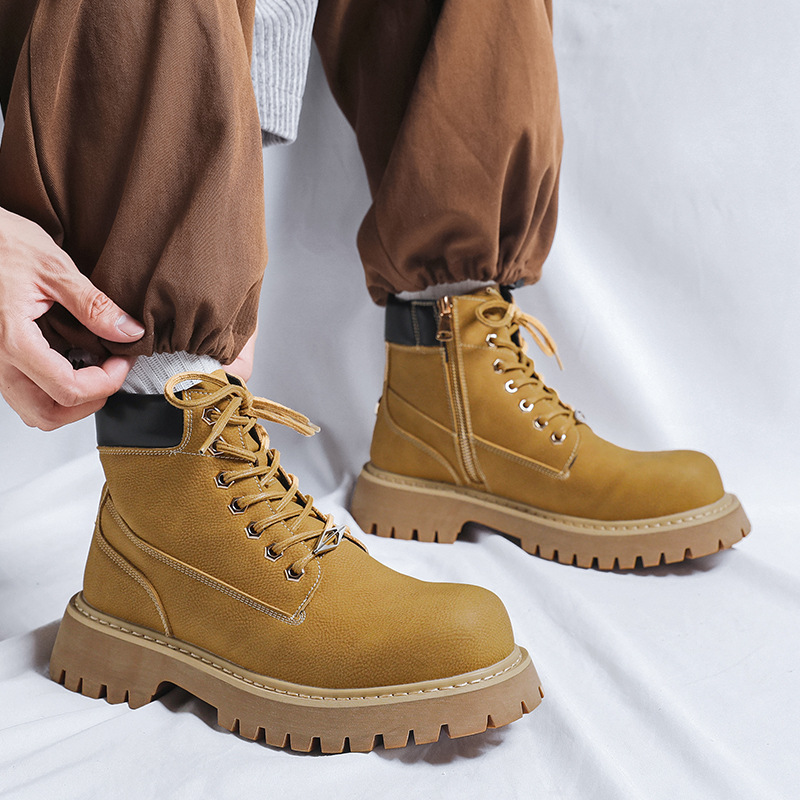 plus size herenmode feest bank - Leather Work Boots recensie en prijs