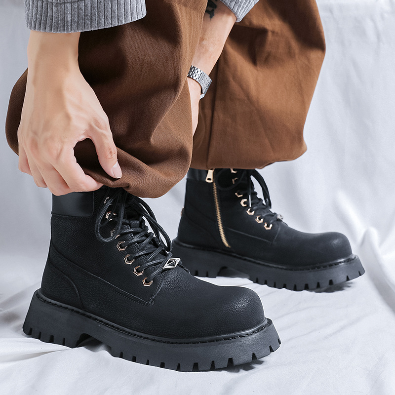 plus size herenmode feest bank - Leather Work Boots recensie en prijs