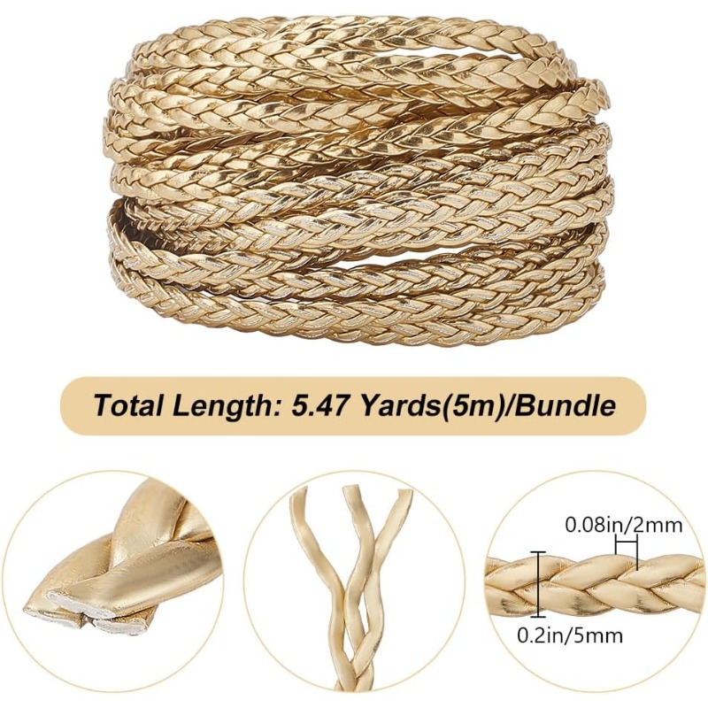 5M Gevlochten Lederen Koord Go - Leatherwork Thread recensie en prijs