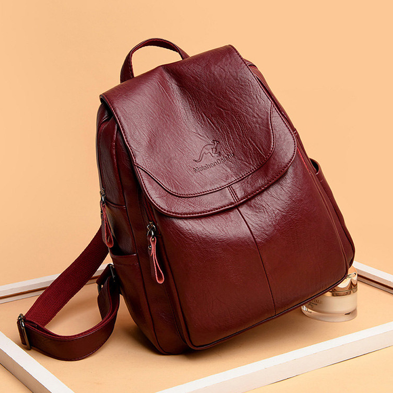 Vintage zachtlederen rugzak vo - Leatherwork Letters recensie en prijs