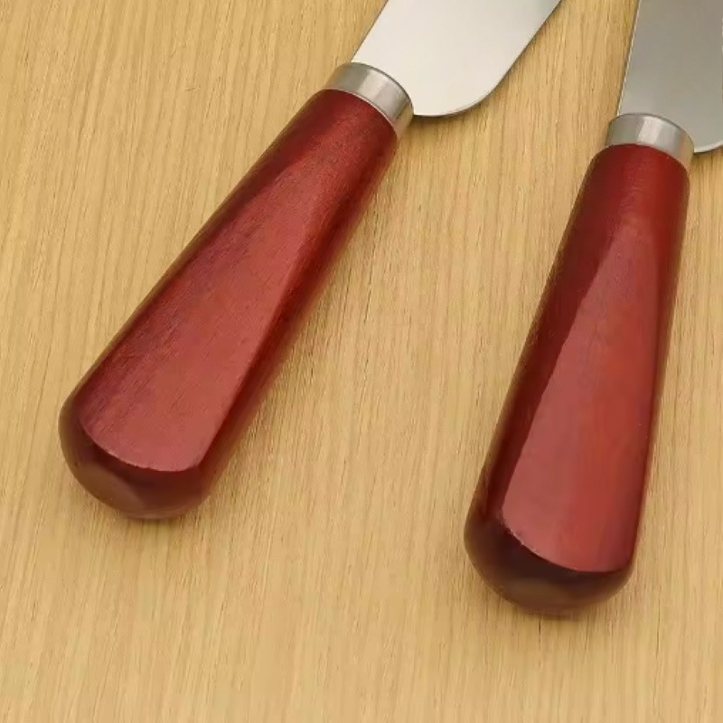 Leren schaafmes met houten han - Leatherworking Equipment recensie en prijs