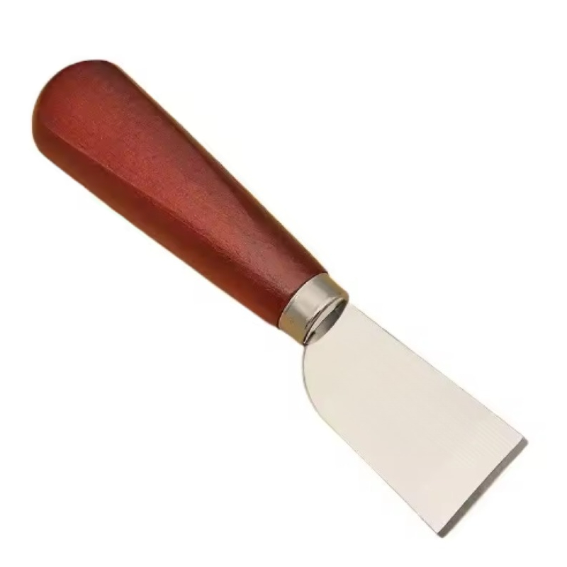 Leren schaafmes met houten han - Leatherworking Equipment recensie en prijs