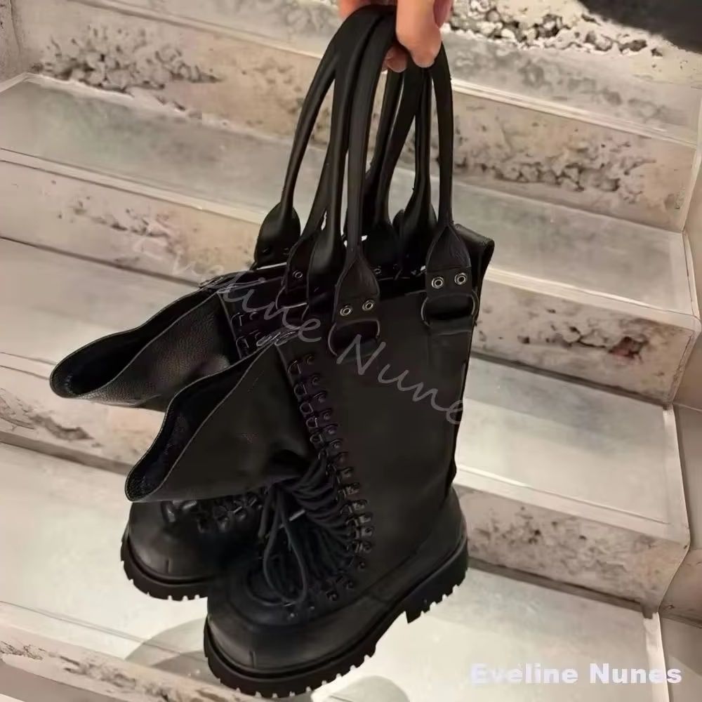 Retro Echt Lederen Motorlaarze - Leather Work Boots recensie en prijs