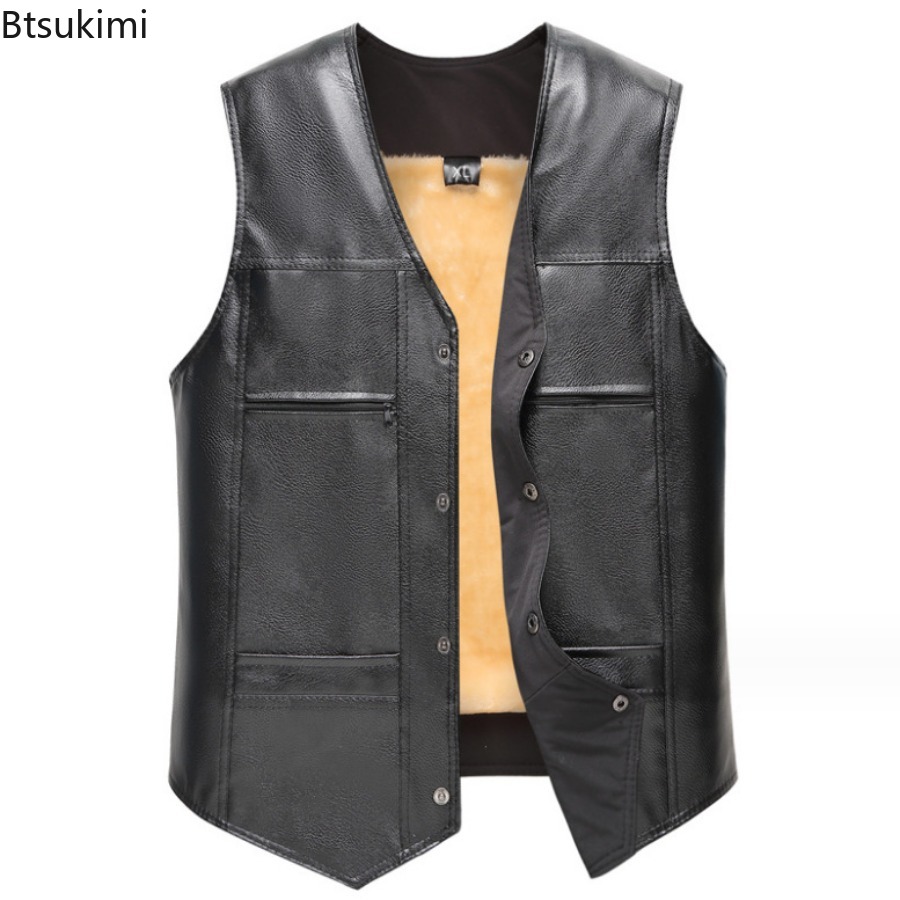 Herfst Winter Nieuwe Heren Ler - Leather Work Vest recensie en prijs