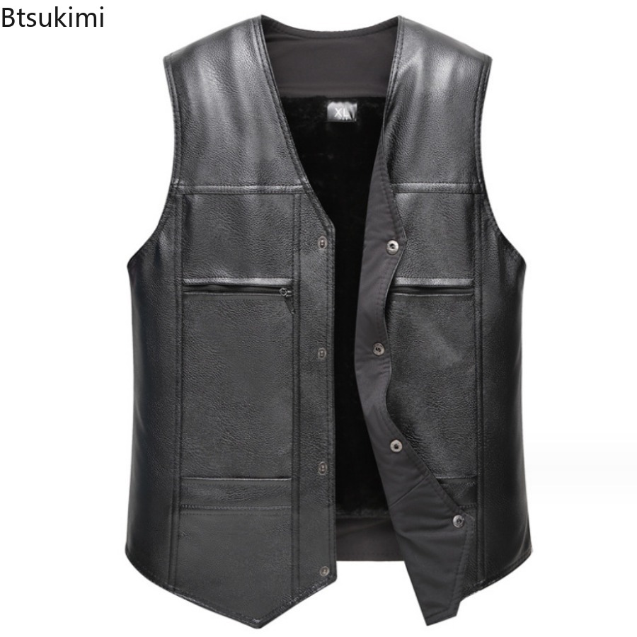 Herfst Winter Nieuwe Heren Ler - Leather Work Vest recensie en prijs