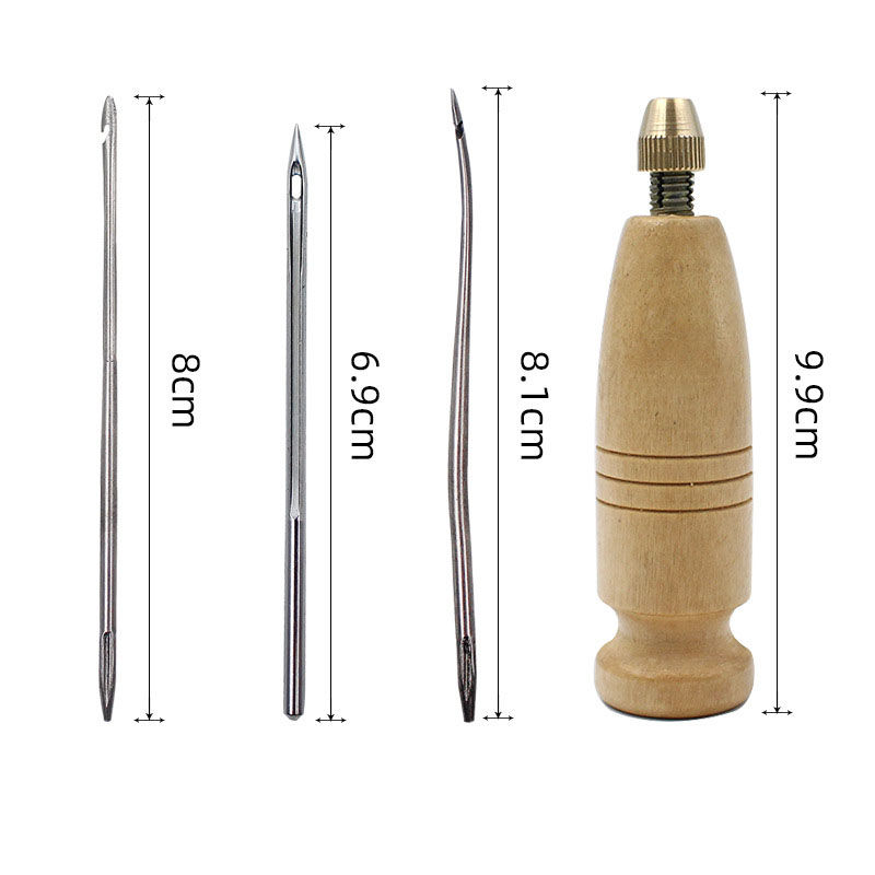 1Set DIY Leder Naai-naald met  - Leatherwork Thread recensie en prijs