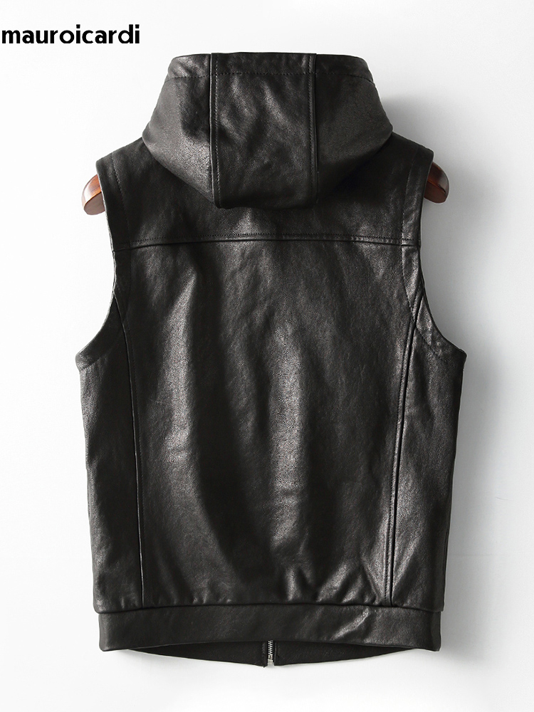 Mauroicardi Lente Herfst Luxe  - Leather Work Vest recensie en prijs