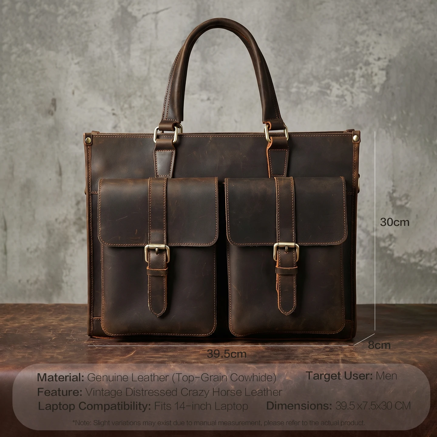 Vintage Echt Lederen Heren Sch - Leatherwork Thread recensie en prijs