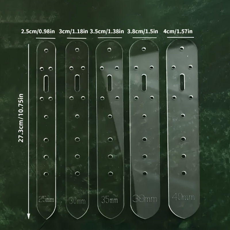 5-delige plastic riemgatpons-s - Leatherwork Tool Kit recensie en prijs