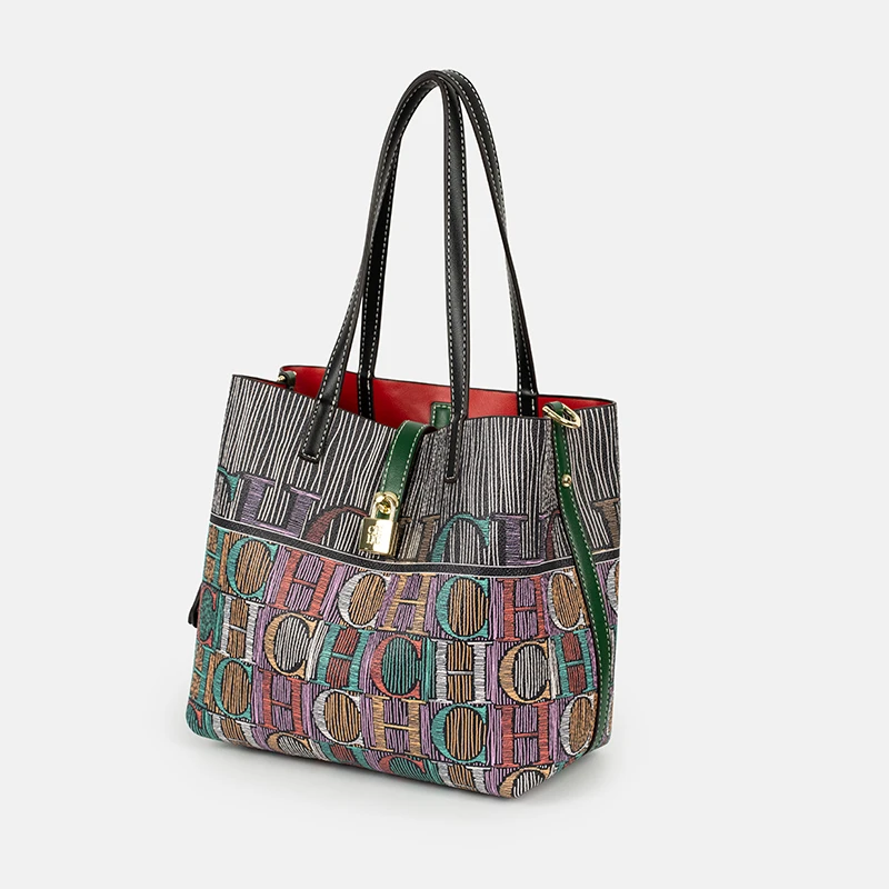 CH Art Color bedrukte handtas  - Leatherwork Letters recensie en prijs