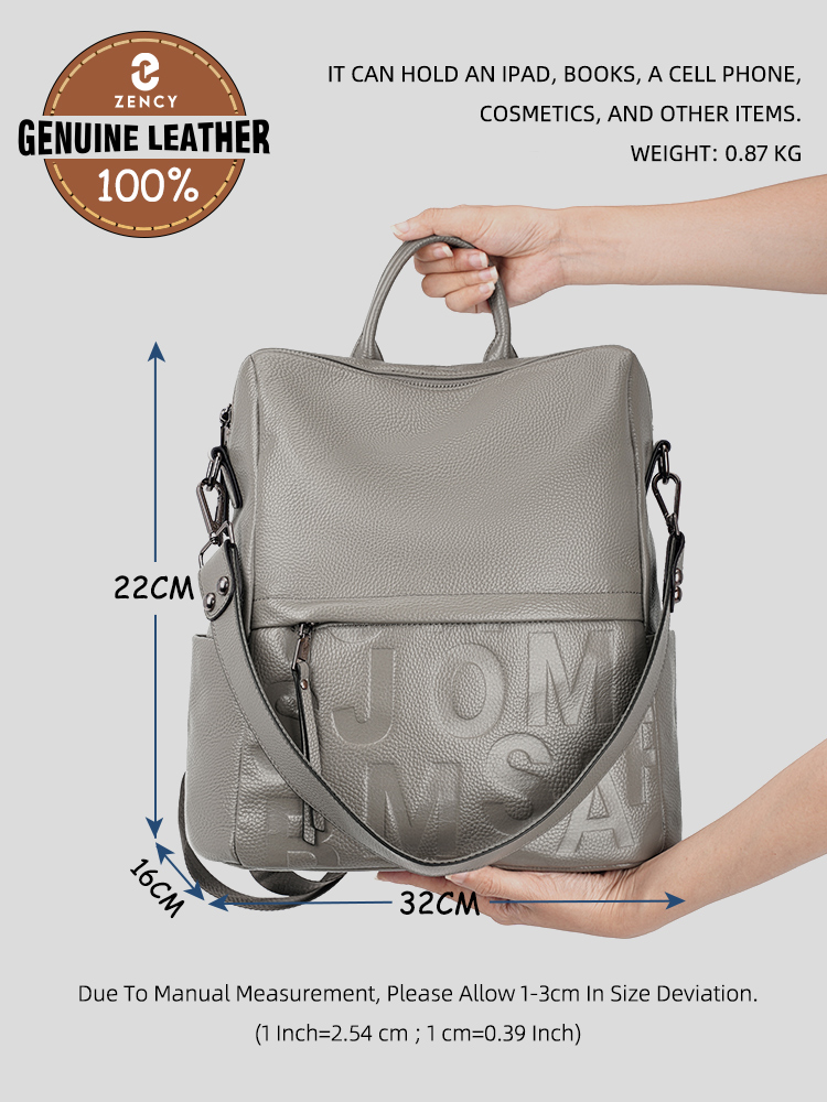 Zency Premium Echt Lederen Rug - Leatherwork Letters recensie en prijs