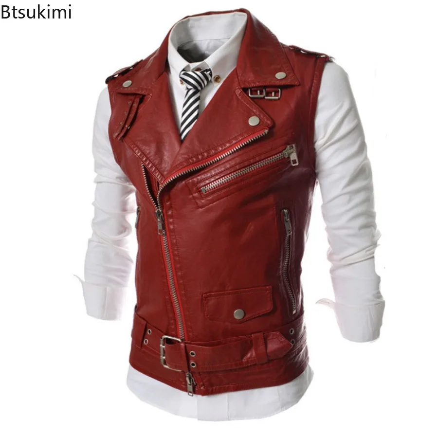 2026 Mannen Casual PU Lederen  - Leather Work Vest recensie en prijs
