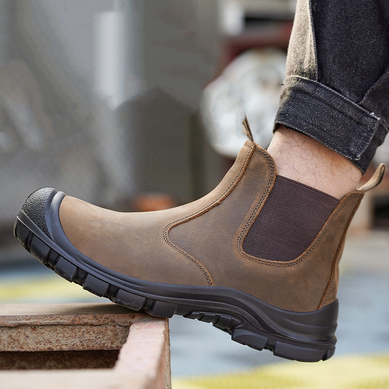 grote maat herenmode stalen ne - Leather Work Boots recensie en prijs