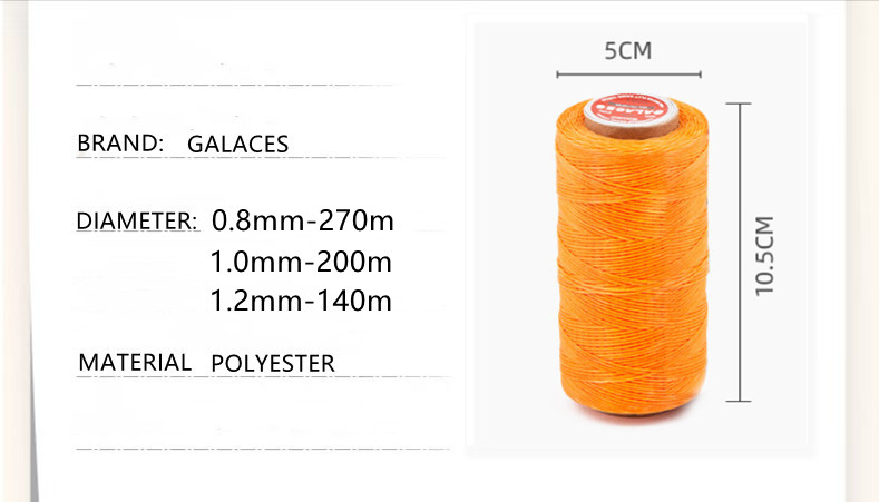 GALACES 0,8 mm 1,0 mm 1,2 mm P - Leatherwork Thread recensie en prijs