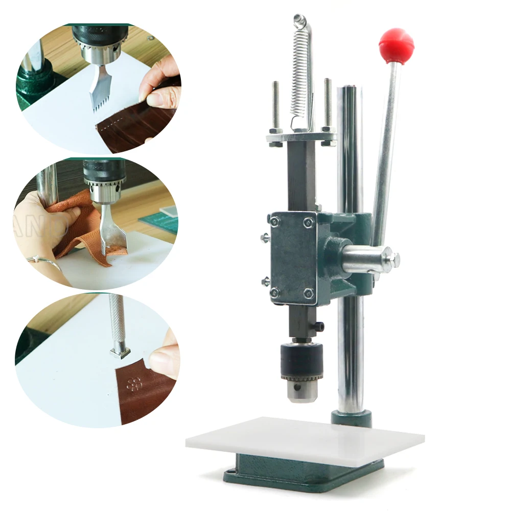 Silent lederen pons gereedscha - Leatherwork Hand Press recensie en prijs