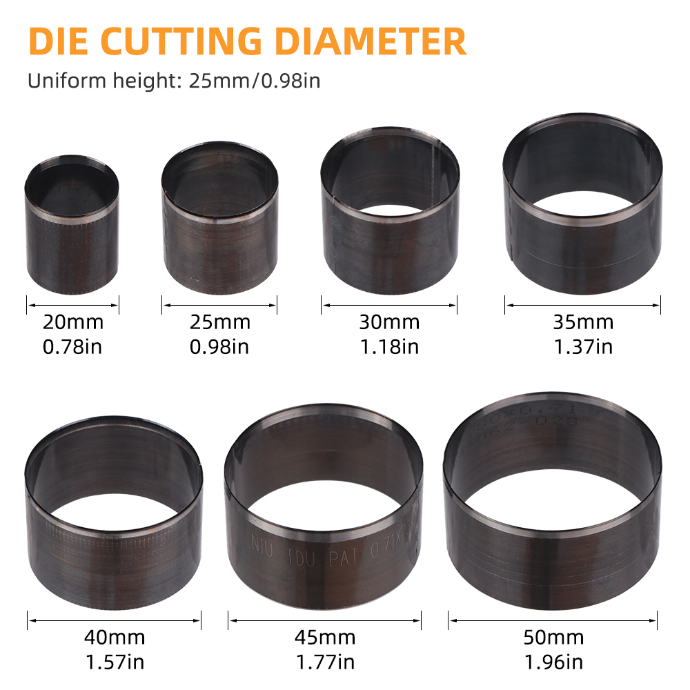 QJH 7-delige scherpe lederen s - Leatherwork Tool Kit recensie en prijs