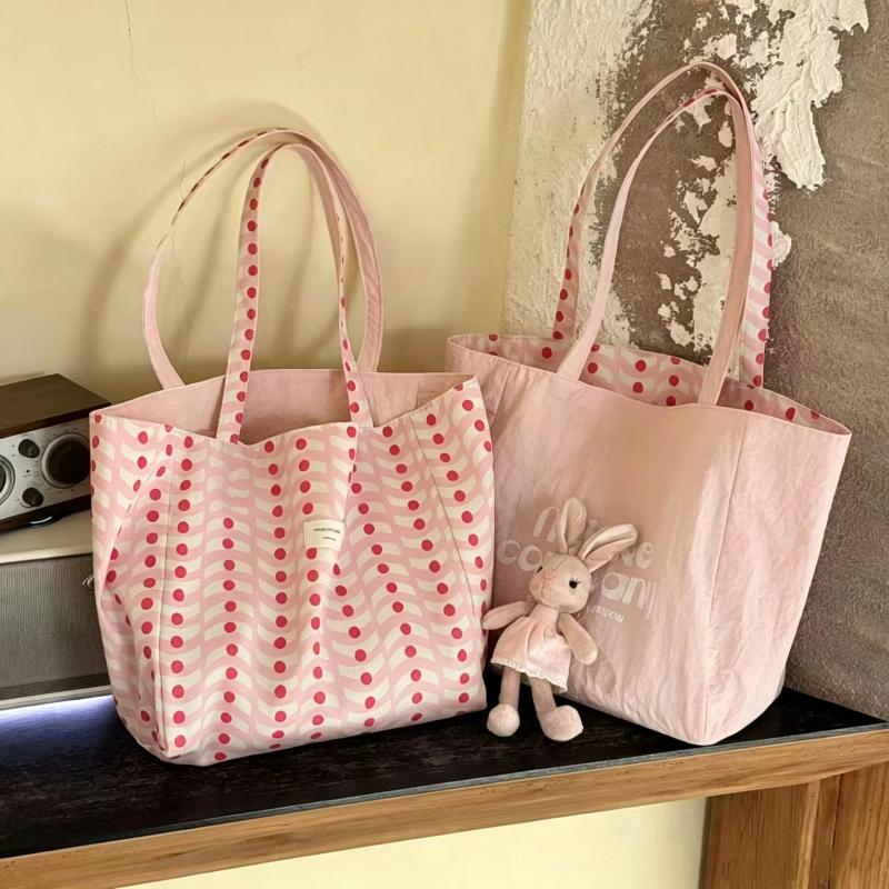 1PC omkeerbare canvas draagtas - Leather Work Handbags recensie en prijs