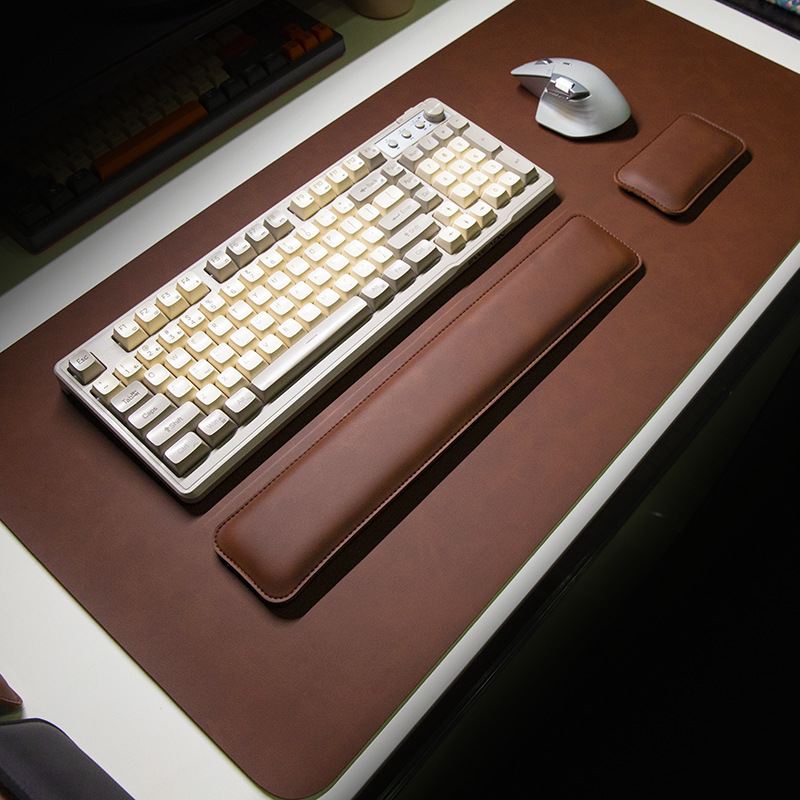 Waterdichte PU bureau-onderleg - Leatherwork Table recensie en prijs