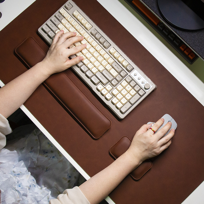 Waterdichte PU bureau-onderleg - Leatherwork Table recensie en prijs