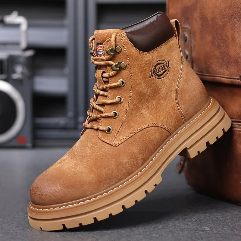 Hoge kwaliteit herenschoenen E - Leather Work Boots recensie en prijs